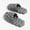 Grey, variant on Men's Bubble Clogs Slippers, Lightweight Cushioned Slip-On Casual Shoes with Non-Slip Sole, Comfortable Breathable Indoor Outdoor Garden Beach Sandals