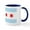 White/Navy Inside, variant on CafePress - Chicago Flag White Background Mug - 11 oz Ceramic Mug - Novelty Coffee Tea Cup