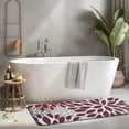 thumbnail image 2 of Red Floral and Petal Pattern Kitchen Rug Mat,Kitchen Runner Rugs Non Skid Washable,Decorative Kitchen Floor Mats for Kitchen,Sink,Laundry,17"x47.2", 2 of 7