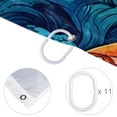 thumbnail image 4 of Shark Waterproof Printed Shower Curtain Set with Hooks for Bathroom Decoration, 4 of 5