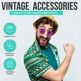 thumbnail image 7 of Sunny Pro Retro Round Sunglasses Small Colored Lens Hippie John Lennon Glasses, 7 of 7