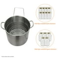 thumbnail image 5 of Mainstays 21.5 Quart Stainless Steel Canning Pot with Rack, Dual Water Bath Canner and Steam Canner, Large Stock Pot for Home Canning and Preserving, 5 of 17