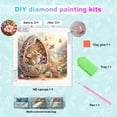 thumbnail image 3 of 5D DIY Diamond Painting Kit, Rabbit Handmade Creative Artwork for Home Wall Decor Easter Gift, 3 of 6
