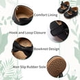 thumbnail image 5 of PEACNNG Baby Shoes Bow Non-slip Soft Rubber Sole Flat PU Sole First Walkers Newborn Bow Decoration, 5 of 5