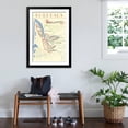 thumbnail image 3 of Art.com Map of Bordeaux Region of France Art Print, Black Frame Wall Art, 32" x 44", 3 of 5