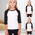 thumbnail image 2 of XinLfly 2PC Toddler Long Sleeve Shirt Soft Undershirts Base Color Block Layer Basic T Shirt Tees Daily Spring Clothes,5T, 2 of 7