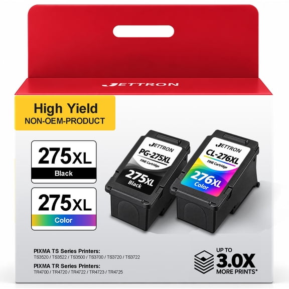275 Ink Compatible for Canon Ink 275 and 276 Ink Cartridge for Printer Ink Canon PIXMA TS3520 TS3522 TR4720 TR4722