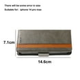 thumbnail image 2 of Flip Wallet Leather Case with Kickstand,Multi-Function Magnetic Phone Case for iPhone 14 Pro Max, 2 of 5