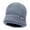 Gray, variant on Beanie Hat with Reflective Stitching, BEA-02 (Orange)