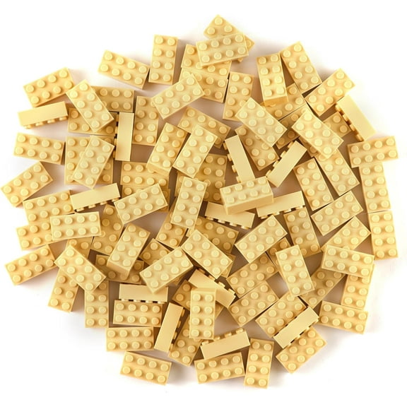 Classic Bricks Starter Kit, Sand, 96 Pieces, 2x4 Studs, Building Creative Play Set for Ages 3 and Up, 100% Compatible with All Major Brick Brands