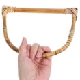 thumbnail image 5 of 4 asas tejidas para bolso: asa de madera natural tejida para manualidades, agarre vintage de repuesto para bolso, bolsa y monedero., 5 of 5