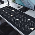 thumbnail image 3 of 2024 Black Desk Pad Calendar, Natural Rubber Mouse Pad, Quality Creative Gaming Mouse Pad Rectangle Mouse Pad, 3 of 8