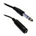 1/4 Inch Stereo TRS Extension Cable, 50 feet 1/4" Stereo Male to 1/4" Stereo Female Plug for Electric Instruments (Guitar, Keyboard, Amplifier, Speakers, Synthesizers), Black, CableWholesale