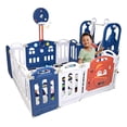 thumbnail image 1 of Corralito Plegable Mima2 Con Colchoneta y Set de Juegos Color azul, 1 of 5
