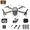 Gray, variant on OEKE Drone with 4K HD Dual Camera for Adults Kids, RC Quadcopter with 3 Modular 1800mAh Batteries for 30 Mins Long Flight