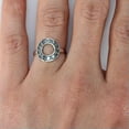 thumbnail image 2 of QQTDFG Punk 925 Silver Rings Moon Star Jewelry Women Wedding Ring Gift Size 6-12-#5-6, 2 of 2