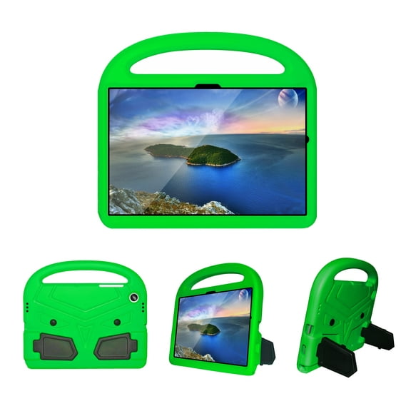 Samsung Galaxy Tab A8 10.5 inch 2022 Model Tablet Case For Kids, Dteck EVA Foam Lightweight Shockproof Handle Kickstand Protecitve Shell Cover for Galaxy Tab A8 SM-X200 X205 X207 2022 Release,Green