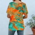 thumbnail image 5 of Ruimatai Women's T-Shirt Casual Loose Fit Round Neck Short Sleeve Solid Color Top for Everyday Comfortable Wear, 5 of 7