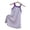 Purple, variant on WAVSUF Girls Spaghetti Strap Dress, Sleeveless Soft Touch A Line Breathable Casual Home Dress Yellow Size 4-5