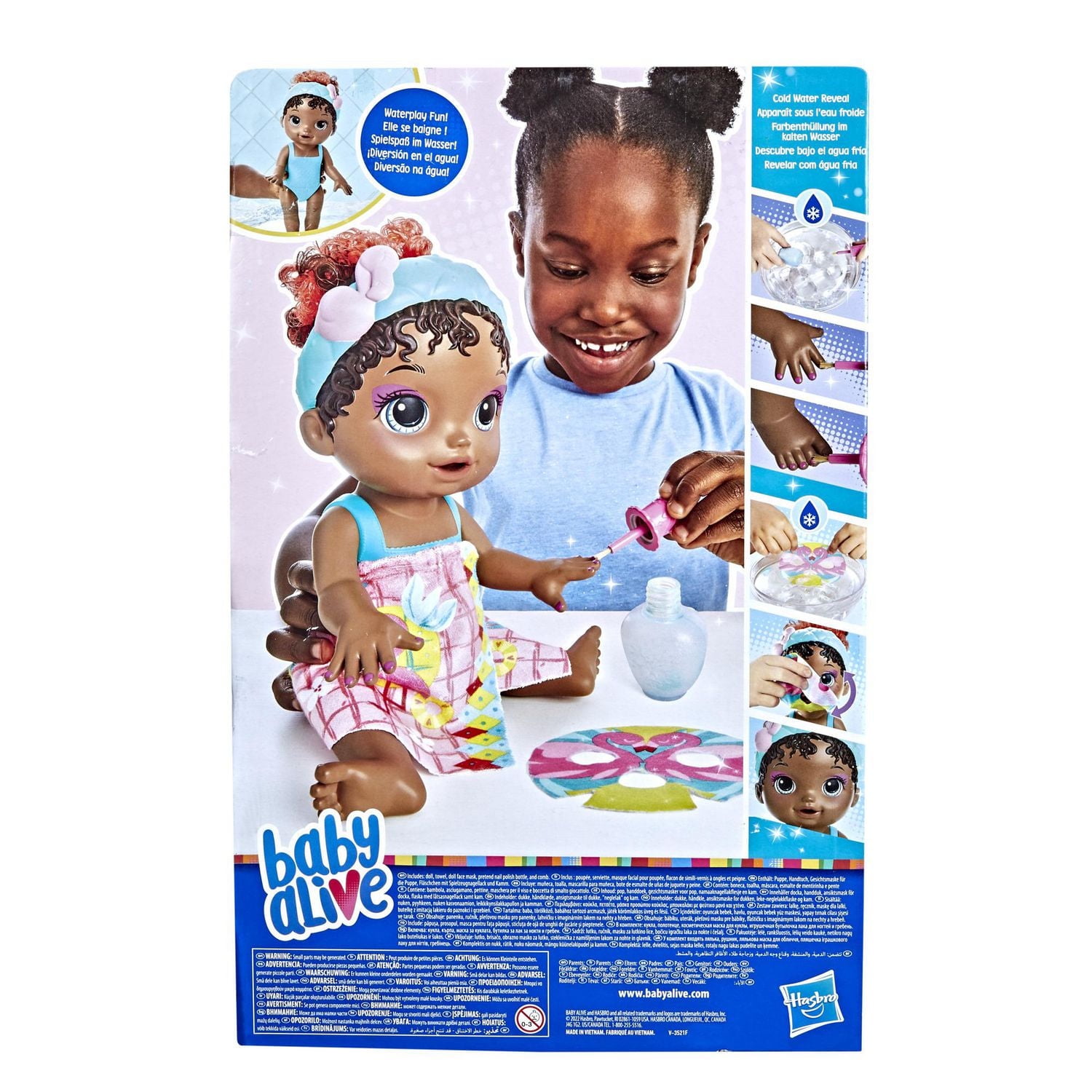 Baby Alive Glam Spa Baby Doll, Flamingo, Makeup Toy for Kids and