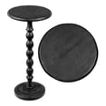 thumbnail image 3 of JONATHAN Y Augustus 24.5" Cottage Classic Spindle Wood Pedestal Round Drink Table and Decorative End Table, Black, END3007C, 3 of 5
