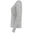 thumbnail image 5 of Holloway Sportswear M Womens Electrify Coolcore® Long Sleeve Tee Athletic Grey Heather 222770, 5 of 5