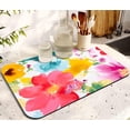thumbnail image 1 of Dish Drying Mat for Kitchen Counter 20x12in Washable Quick Dish Drying Pad Rubber Backed Absorbent Draining Mat Fit Kitchen Counter,Bar,Under Sink,Dishes,Utensils,Dish Rack, 1 of 5