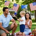 thumbnail image 6 of 4th of July Decorations, Independence Day Pentagram Decoration Red White And Blue Five Star Bow Star Stick Inserts Independence Day Party Decoration, 6 of 7