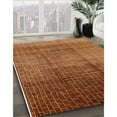 thumbnail image 3 of Ahgly Company Machine Washable Indoor Rectangle Industrial Modern Mahogany Brown Area Rugs, 2' x 3', 3 of 7
