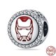 thumbnail image 1 of Marvel Spiderman Charms 925 Sterling Silver Disney Star Wars Charms Beads Fit Pandora 925 Original Bracelets DIY Jewelry Making Gao Jinjia LED, 1 of 2
