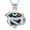 Rainbow, variant on Hollow Eye of Heart Memorial Urn Necklace for Men Women Cremation Jewelry Urn Ashes Necklace Ashes Keepsake Locket Necklace of Loved One