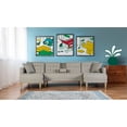 thumbnail image 1 of Sala Modular Doble Chaise Makora Marietta con Memory Foam Color Gris Claro Lino Respaldo Reclinable de 3 Posiciones, 1 of 7