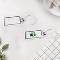 thumbnail image 4 of 12 Pieces Sublimation Blank Keychain Rectangle Metal Heat Transfer Keychain Blank Key Rings for DIY Crafts Supplies, 4 of 7