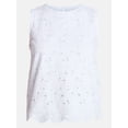 thumbnail image 5 of Time and Tru Women’s and Women’s Plus Eyelet Embroidered Top, Sizes XS-4X, 5 of 5