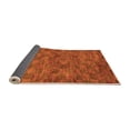 thumbnail image 2 of Ahgly Company Indoor Square Abstract Orange Modern Area Rugs, 3' Square, 2 of 4