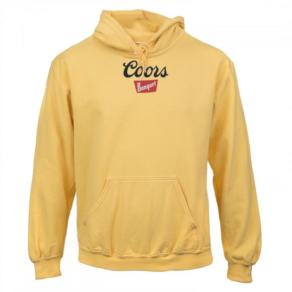 Coors Banquet Logo Yellow Colorway Hoodie-Large