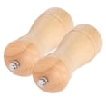 thumbnail image 4 of Molinillo de sal y pimienta de madera, 2 uds., aspereza ajustable, pimentero de madera para condimentos de cocina, altura 14,5 cm/5,7 pulgadas, 4 of 14