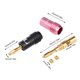 thumbnail image 2 of Banana Plugs Black & Pink Jack 24K Conectores chapados en oro Amplificador, 2 of 8