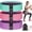 1.Pink,Aqua,Purple, variant on Resistance Bands for Working Out, Fabric Exercise Bands for and , Workout Bands for Women and Men, Booty Band for Yoga Starter Set, Pilates, Rehab, Fitness and Workout
