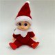 thumbnail image 1 of 1 pieza de muñeco elfo bebé pequeño con brazos y piernas móviles, adornos navideños, juguete para niños, decoraciones para el hogar Xmax, suministros para fiestas, 1 of 5