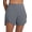 Dark Gray, variant on Swim Shorts Women High Waisted Board Shorts Tummy Control Beach Shorts Quick Dry Swim Bottoms with Pockets UPF 50+ Black 3XL