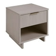 thumbnail image 4 of Manhattan Comfort Granville Engineered Wood Nightstand 1.0 in Light Gray, 4 of 7