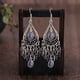 thumbnail image 3 of Qarigey Dido-pendientes con borlas de estilo bohemio para mujer y niña, aretes colgantes con flecos largos, joyería Vintage para mujer Ropa, zapatos y accesorios Miscelánea gris, 3 of 5