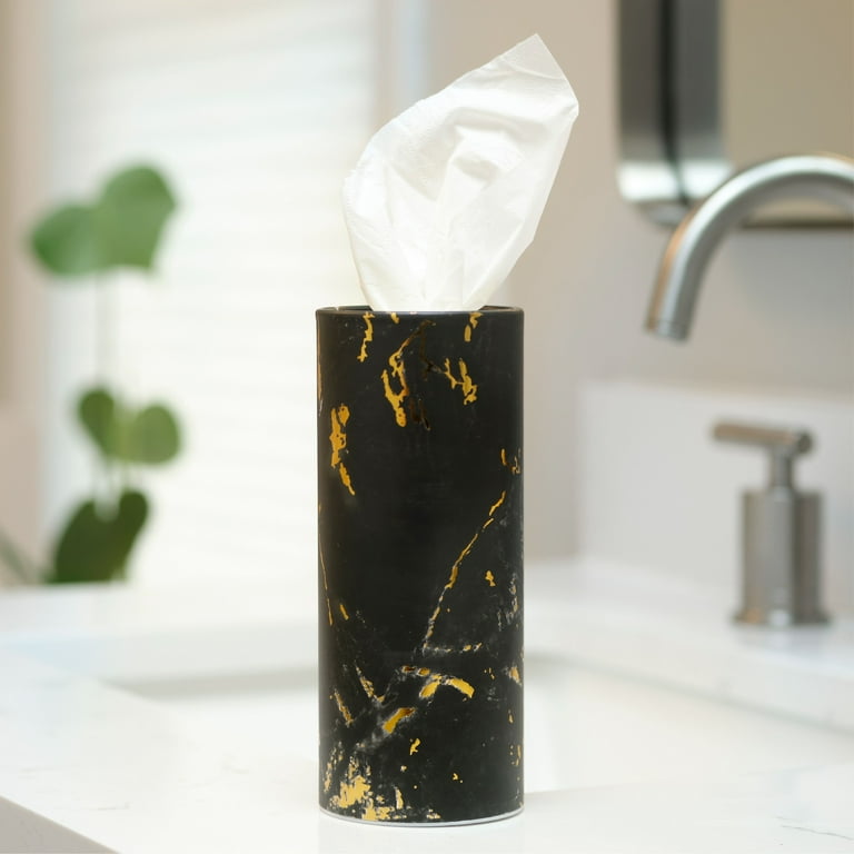 Zodaca Car Tissue Boxes 8-Pack Cylinder Round Travel Wipes for Cup