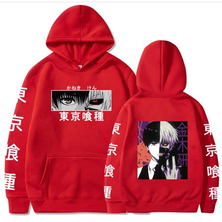Tokyo Ghoul Hoodie Kaneki Ken Sweatshirt Cosplay Pullover Unisex Winter Long Sleeve