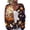 Ginger, variant on Halloween Cardigan Sweaters for Women Knit Cat Ghost Pumpkin Print Open Front Casual Cardigan Funny Print Costume Holiday Outfits Purple 3XL
