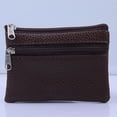 thumbnail image 3 of Women Men Leather Wallet Multi Functional Zipper Leather Coin Purse Card Wallet, 3 of 9