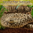 thumbnail image 7 of 8 Pack Compressed Coconut Fiber Substrate - 100% Organic Coconut Fiber Brick Bedding for Reptiles, Natural Coco Husk Substrate Terrarium Bedding for Snake, Hermit Crabs, Frogs, Tortoise, Gecko, 7 of 7