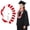Style 1, variant on Graduation Leis Class of 2026 Grad Ribbon Leis Double Braided Necklace Hawaiian Flower Garland with Metal Graduation Cap Hanging Keepsake Ornament for Him Her Graduation Party Decorations