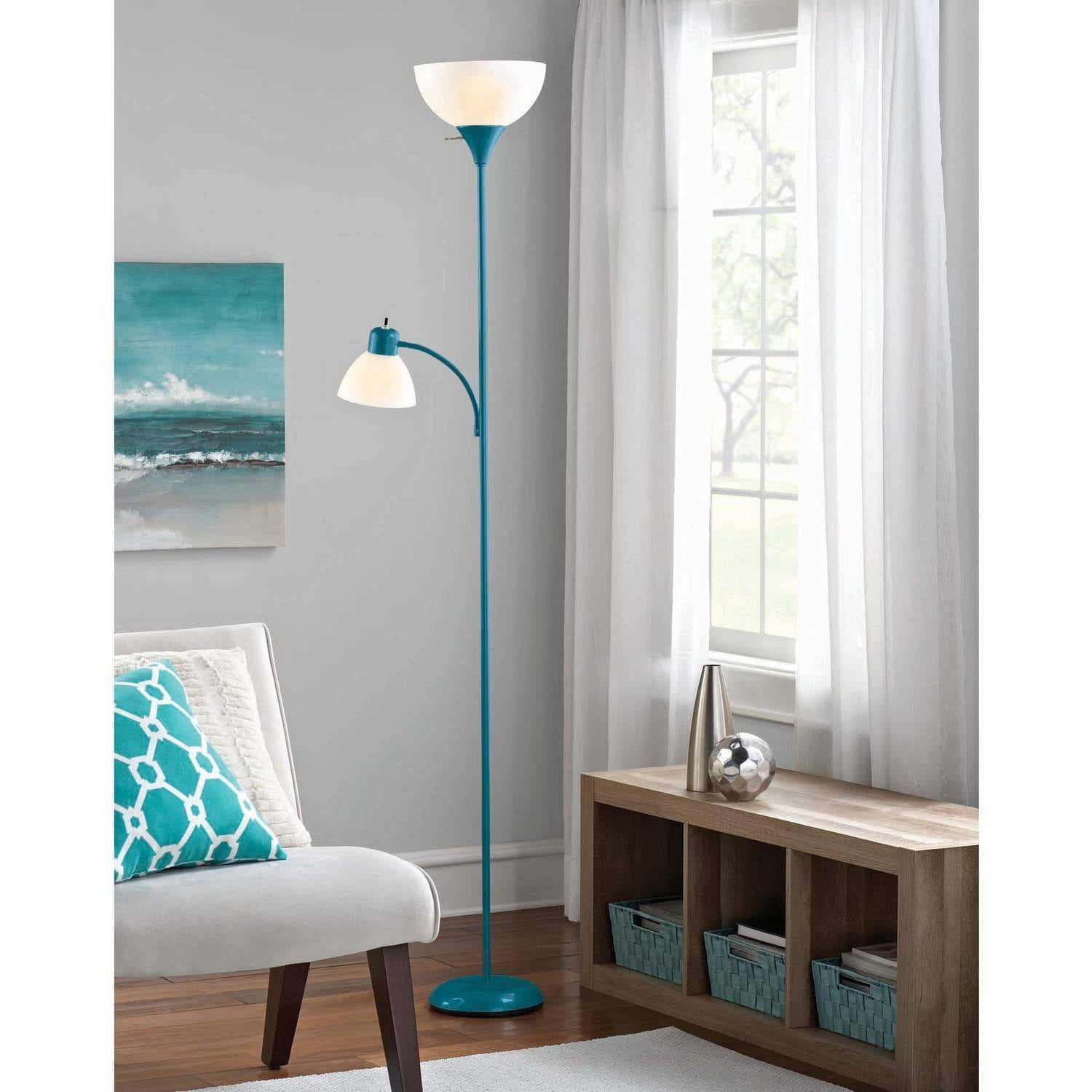 Adesso 6' Floor Lamp with Reading Light by Generic